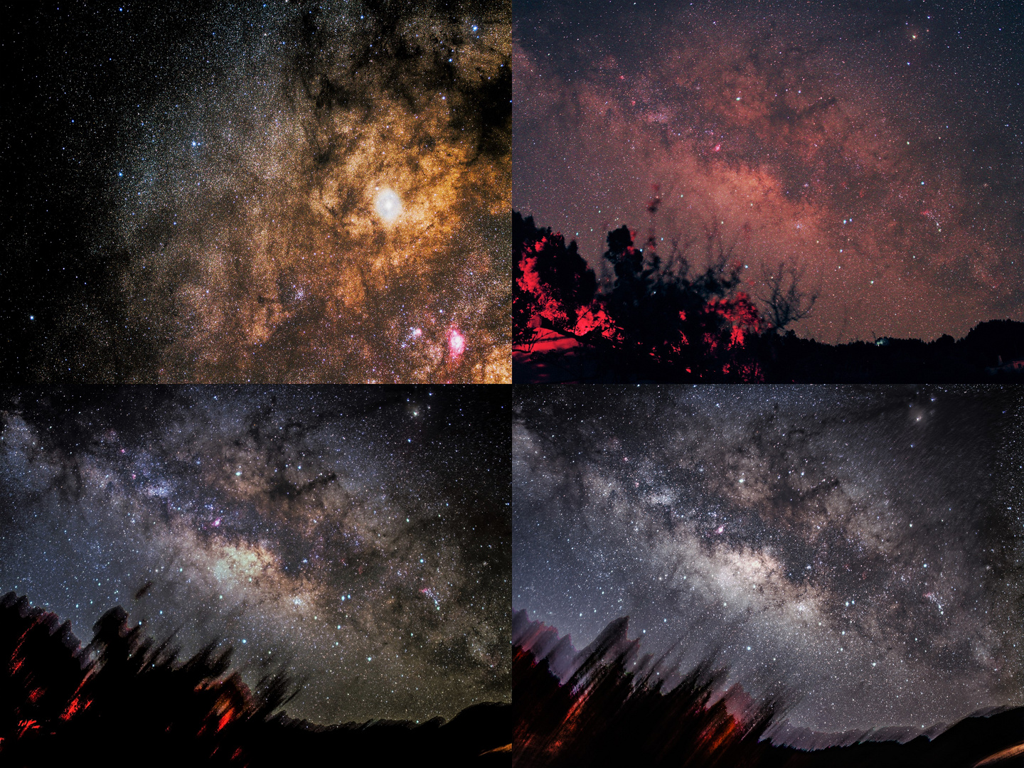 Milky Ways of La Palma