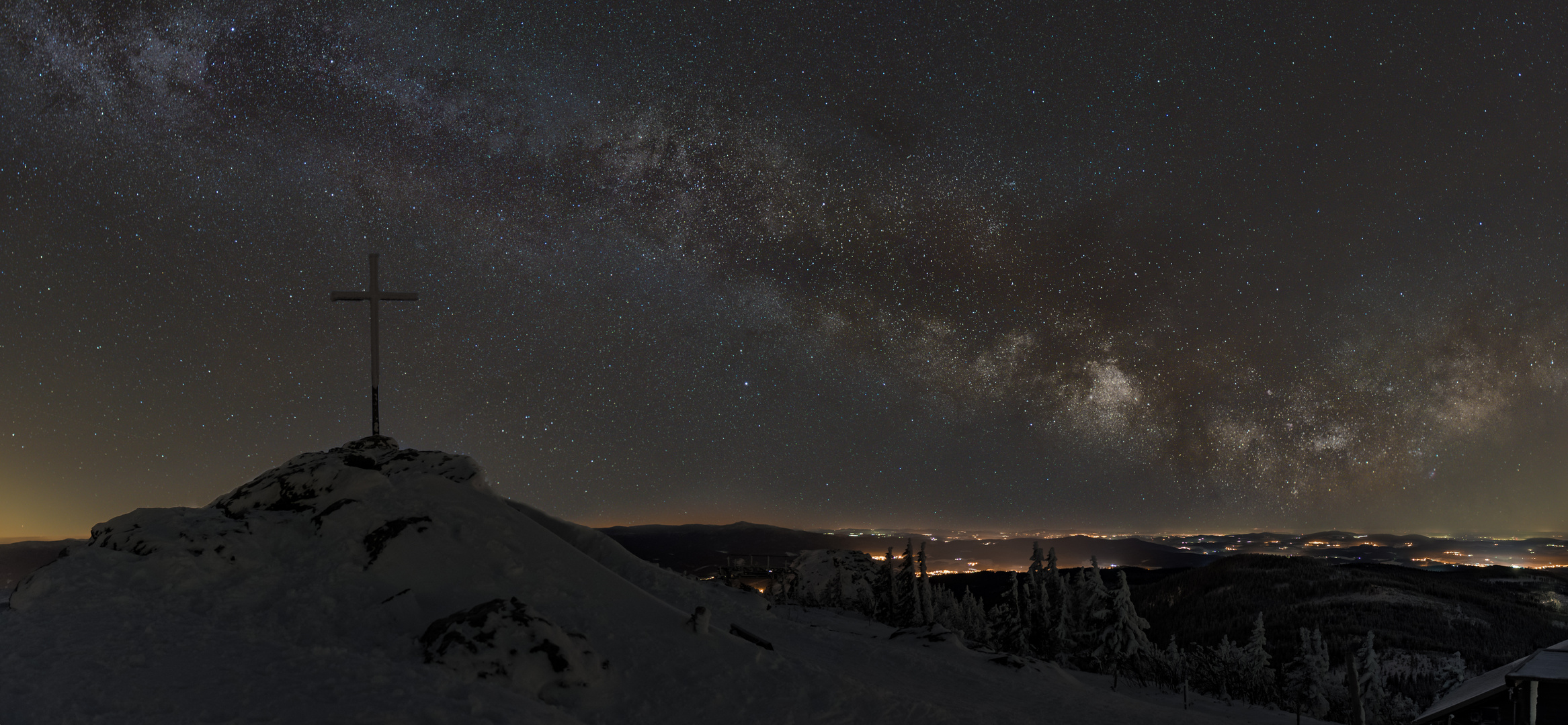 Milkypano am Arbergipfel