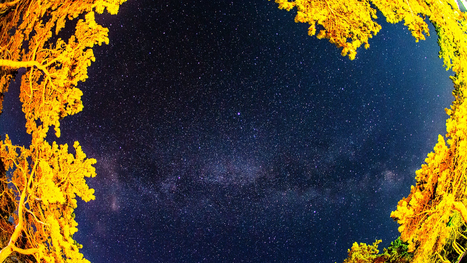 Milkyway above Croatia