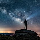 Milkyway above Mirador Puerto Molina 