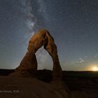 Milkyway and Moonset