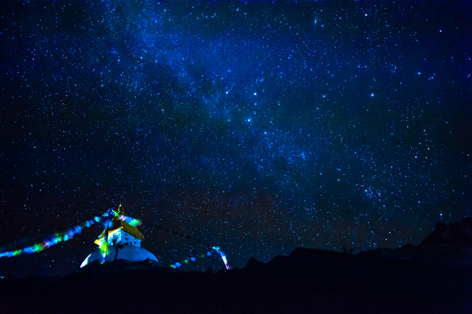 Milkyway auf dem Dach der Welt, Himalajagebirge