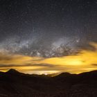 Milkyway breaks throuth the Clouds