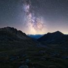 milkyway in the mountains
