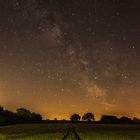 Milkyway in wheat fields