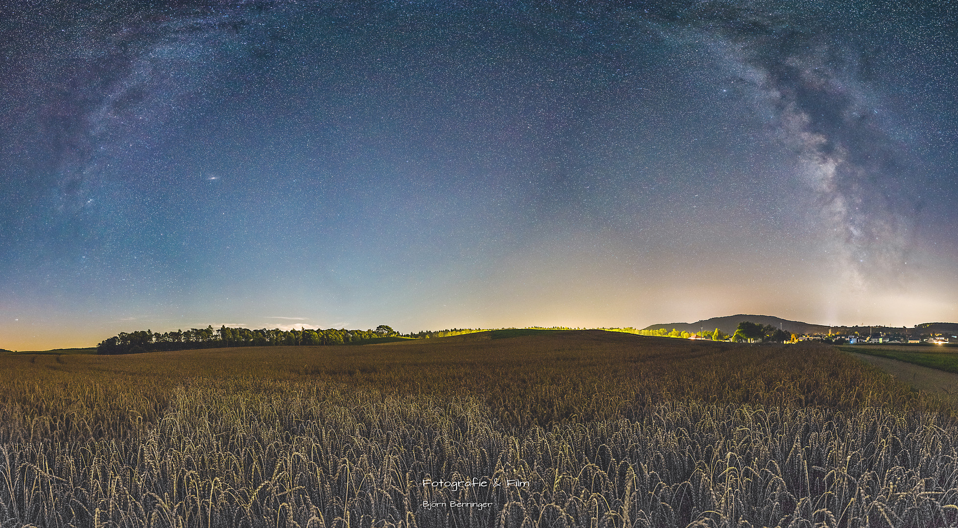 Milkyway over Campingplace