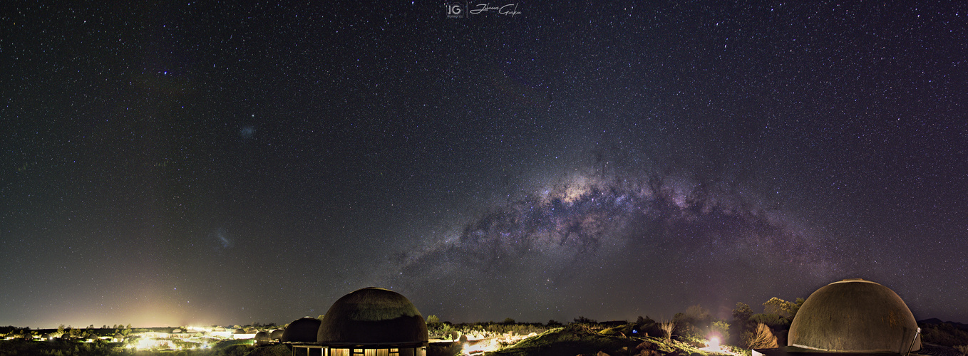 Milkyway over Kwena Hut No.2, Gondwana Game Reserve