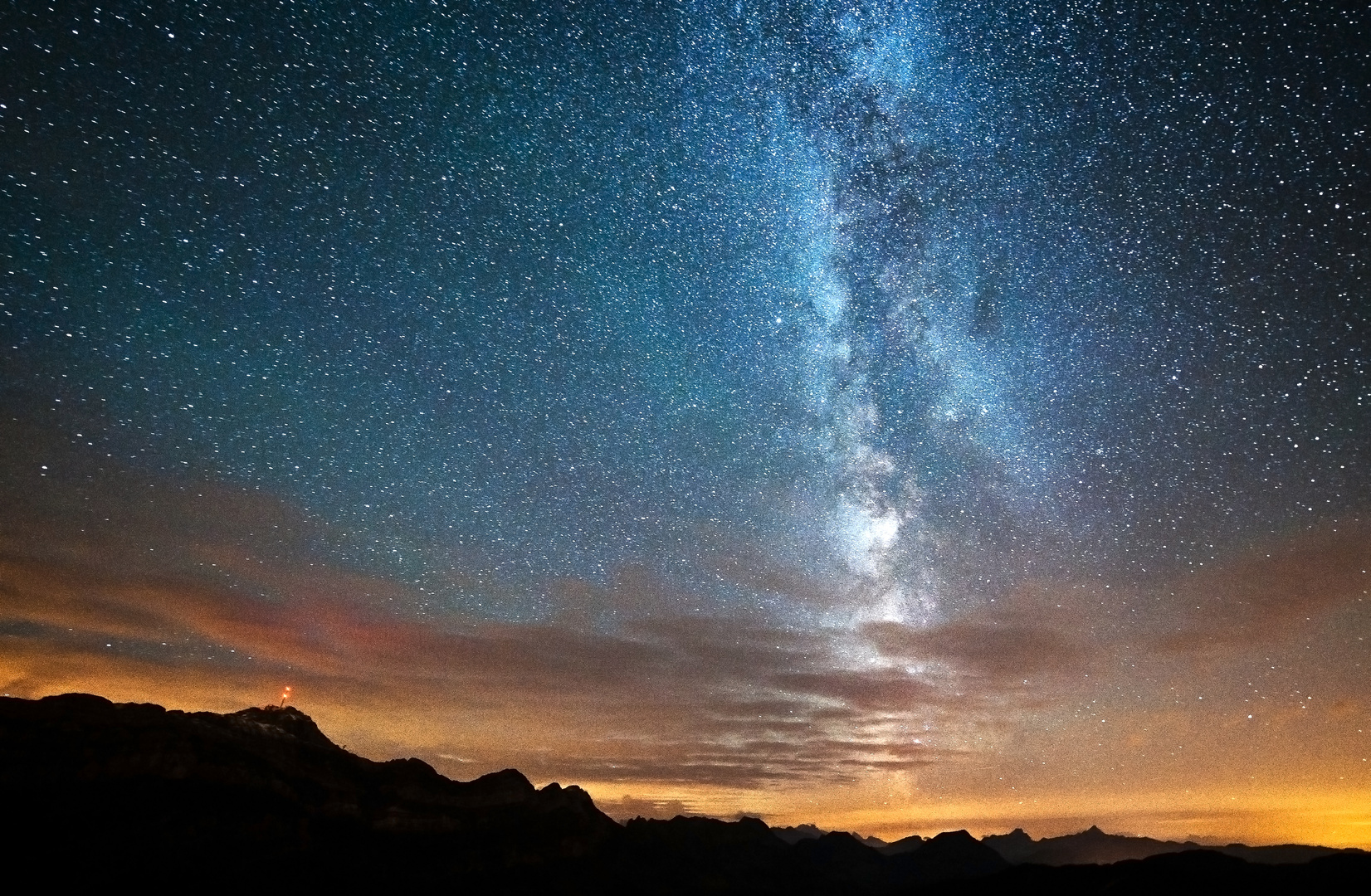 milkyway over säntis