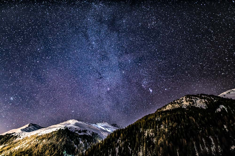 milkyway over the gamberg 