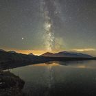 milkyway über dem arlberg