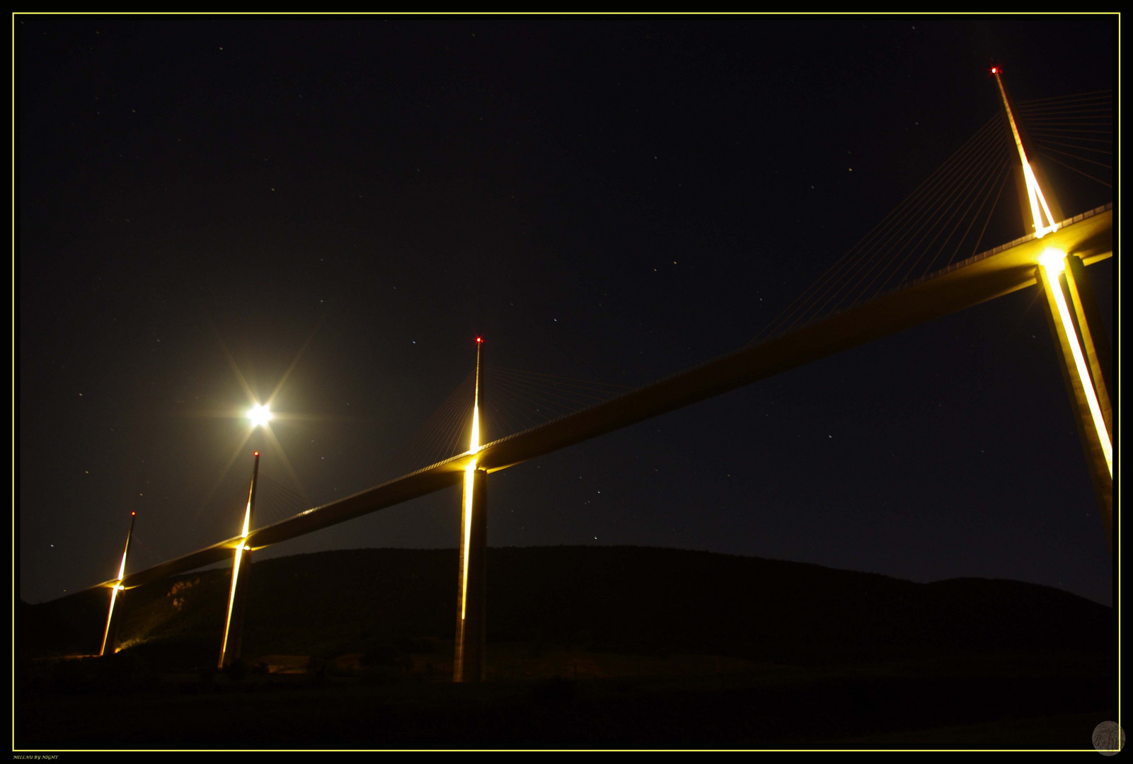 Millau by night