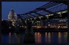 Millenium Bridge and St. Pauls