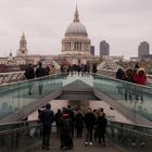 Millenium Bridge and St. Pauls Cathedral