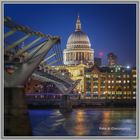 Millenium Bridge - Nachts -