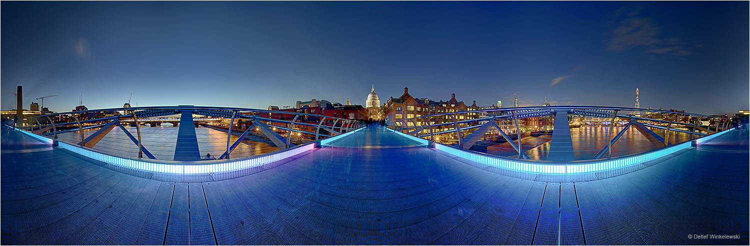 Millenium Bridge Panorama