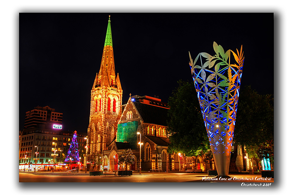 Millenium Cone at Christchurch Cathedral 1