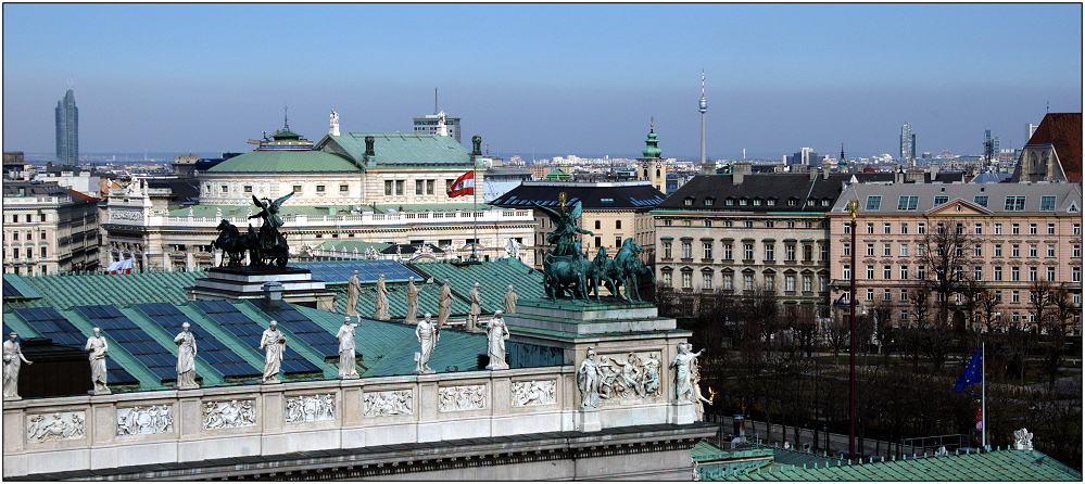 ... Milleniumtower, Parlament, Burgtheater, Donauturm ...