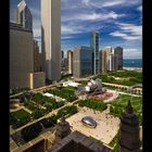 Millennium Park from High Above