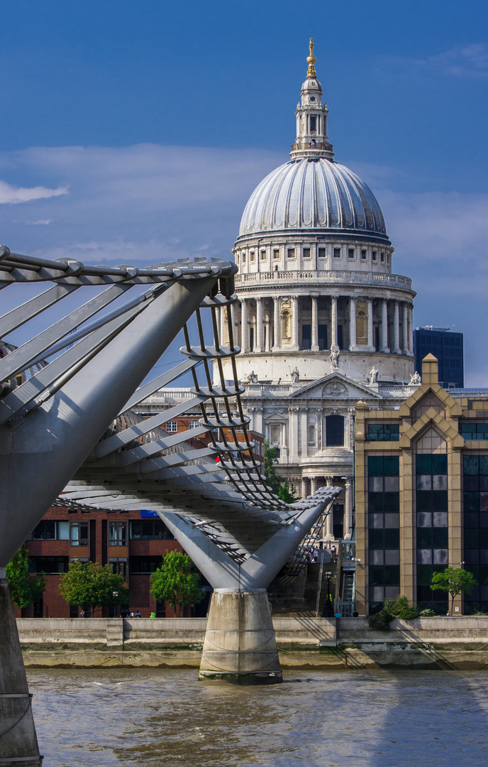 Millenniumsbrücke mit St. Paul´s