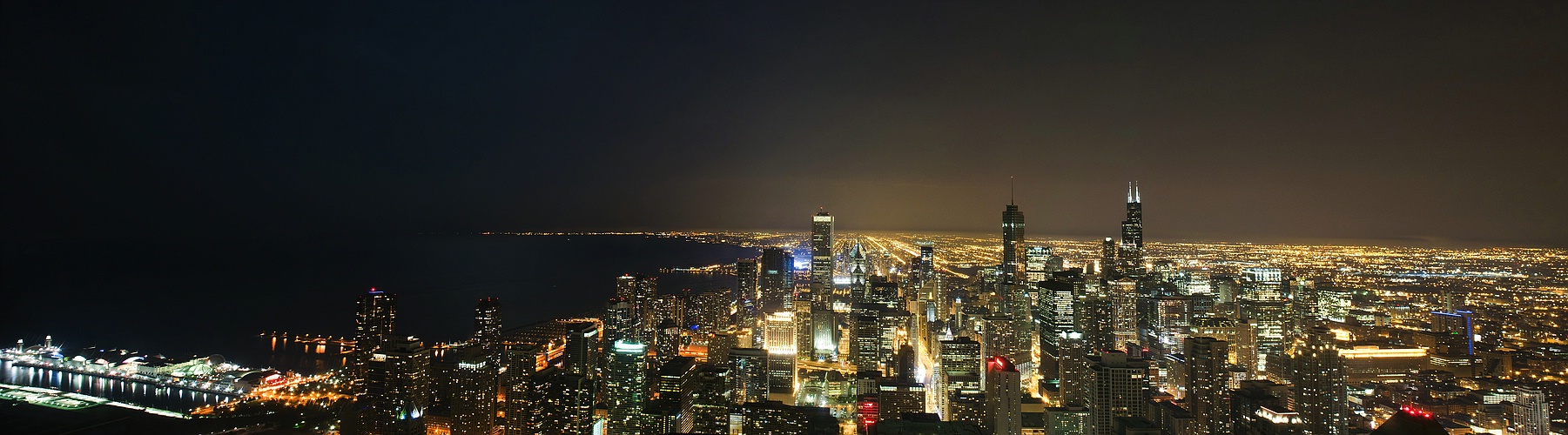 Million lights of Chicago