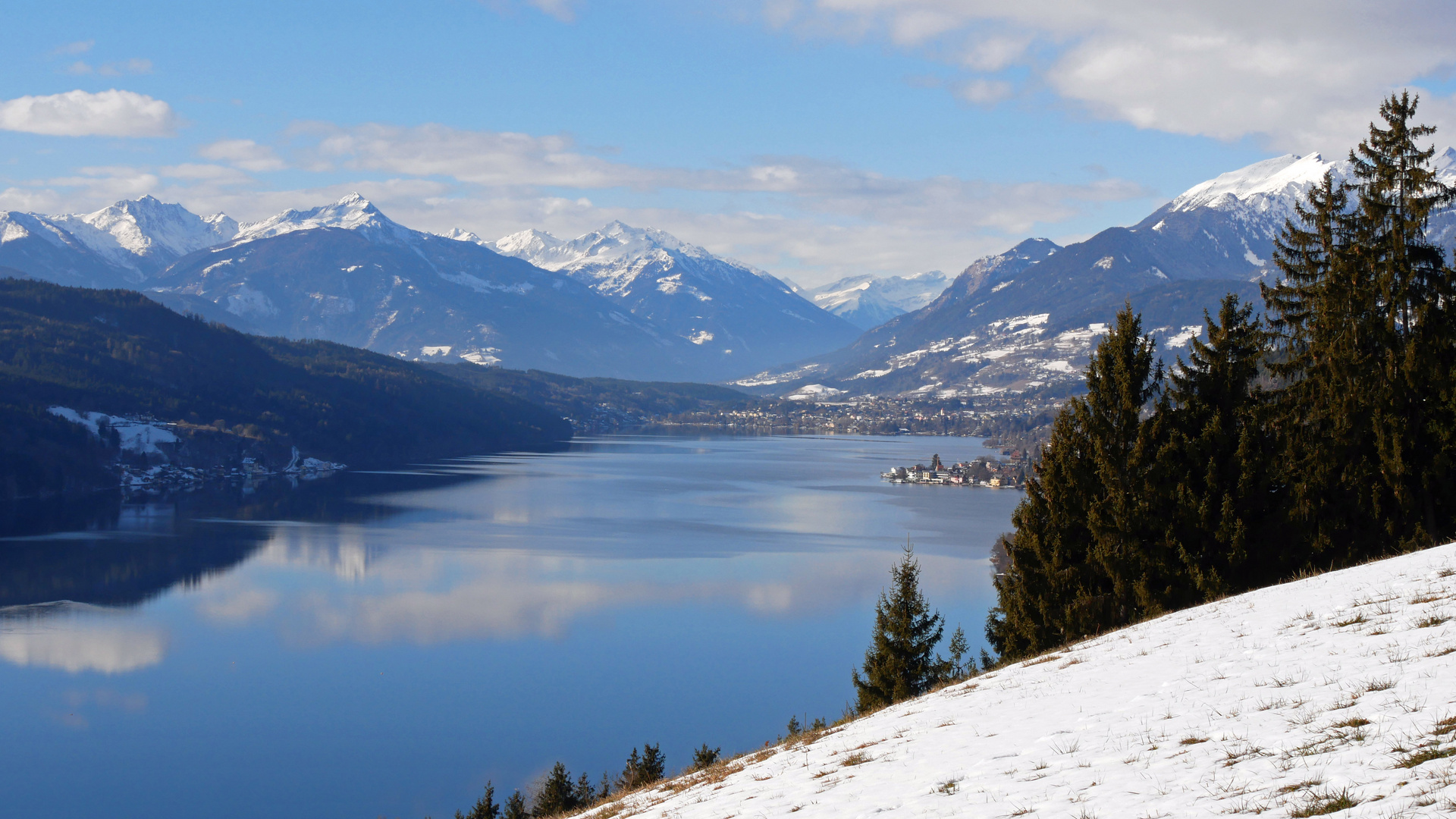 Millstätter See im Winter