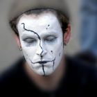 mime dans la rue