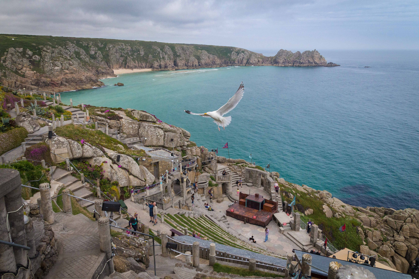 Minack theatre in cornwall