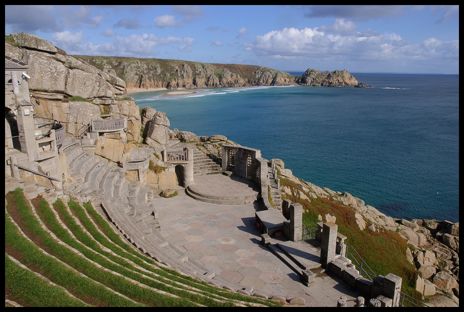 Minack Theatre overlooking Porthcurno Bay