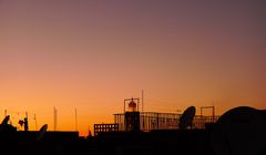"minaret sunset"