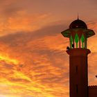 Minarett am Abend