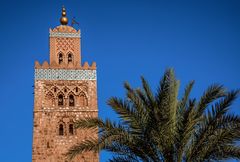 Minarett der Koutoubia Moschee