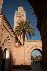 Minarett der Koutoubina Moschee