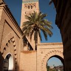 Minarett der Koutoubina Moschee