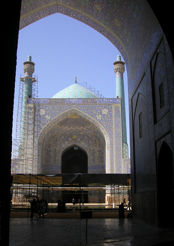 Minarette in der grossen Mosche - Esfahan / Iran