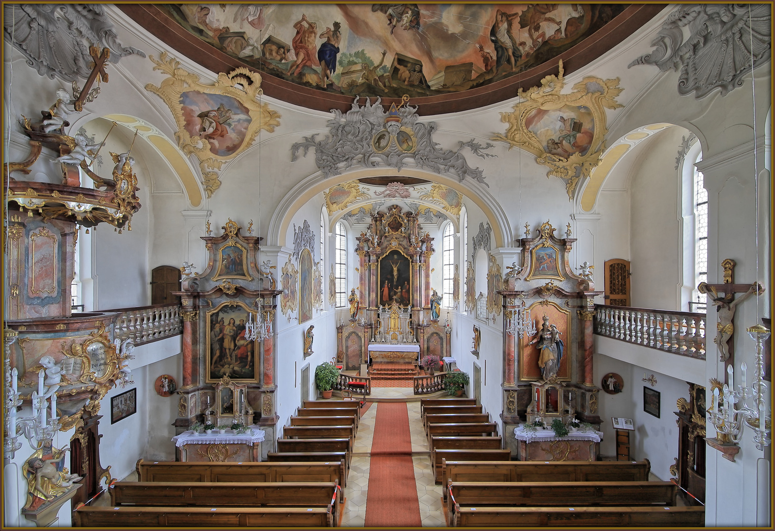 Mindelzell -  Wallfahrtskirche Heilig Kreuz 
