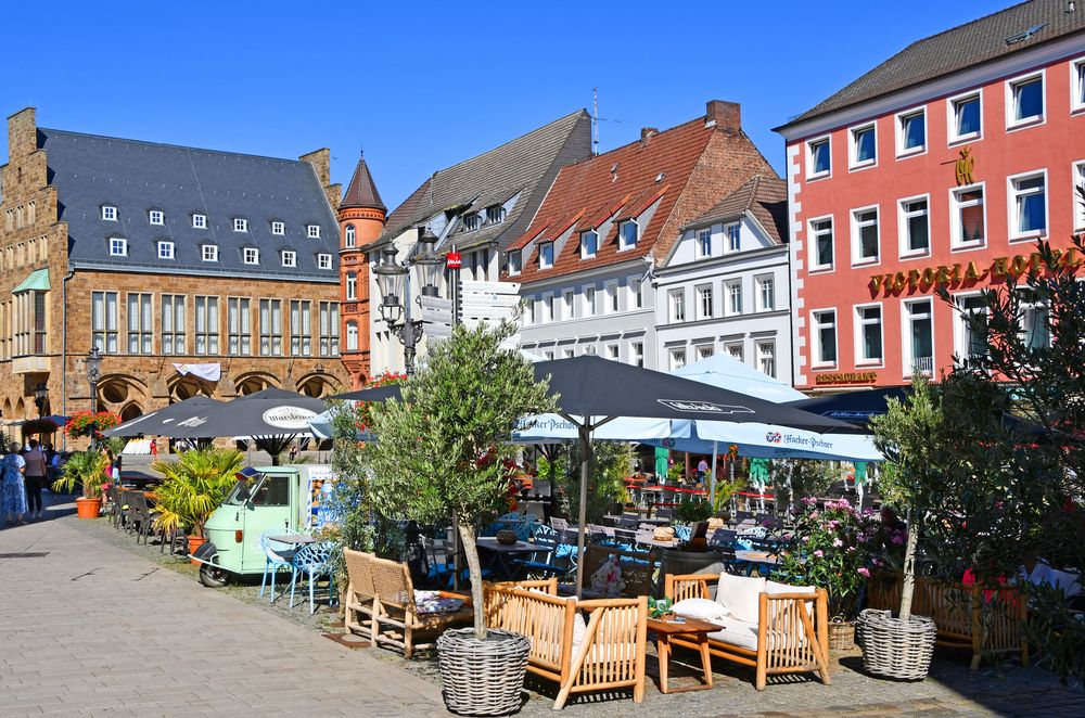 Minden Marktplatz und Altes Rathaus