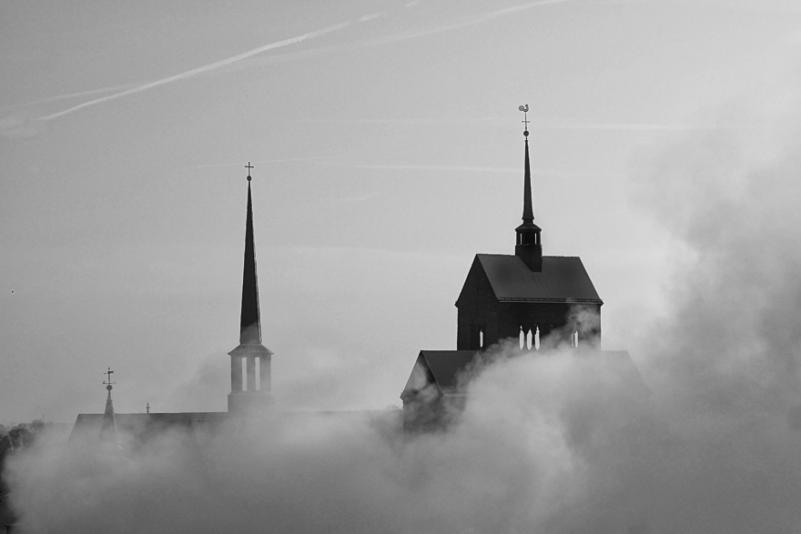 Mindener Dom im Nebel