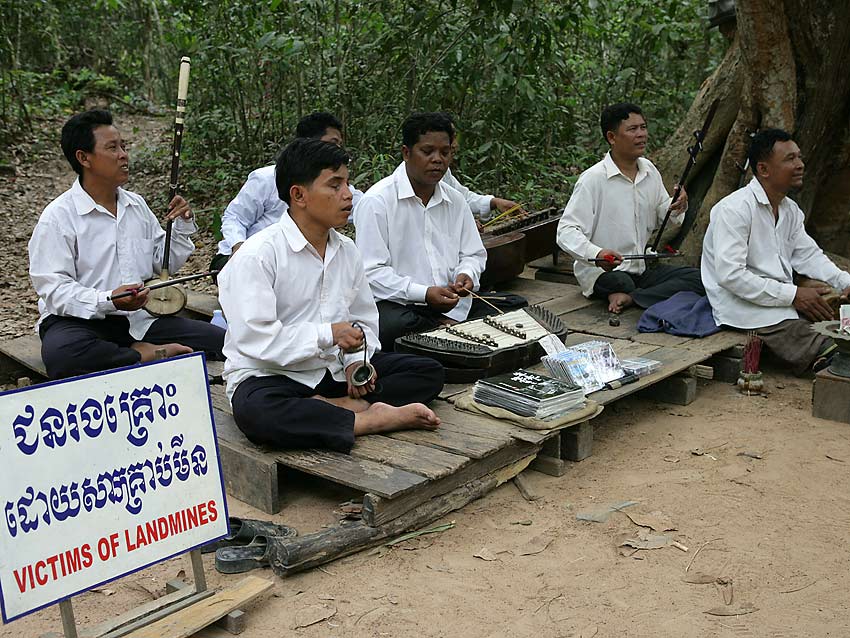 Minenopfer in Cambodia