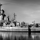 Minensuchboot M1077 im Marienemuseum Wilhelmshaven