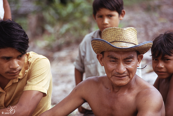 Minero mit seiner Familie