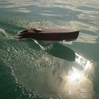 Minett Shields  Alzeda Model boat on a Bavarian Lake 
