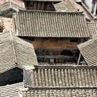Ming-zeitliche Vierseitenhöfe in altem chinesischem Dorf