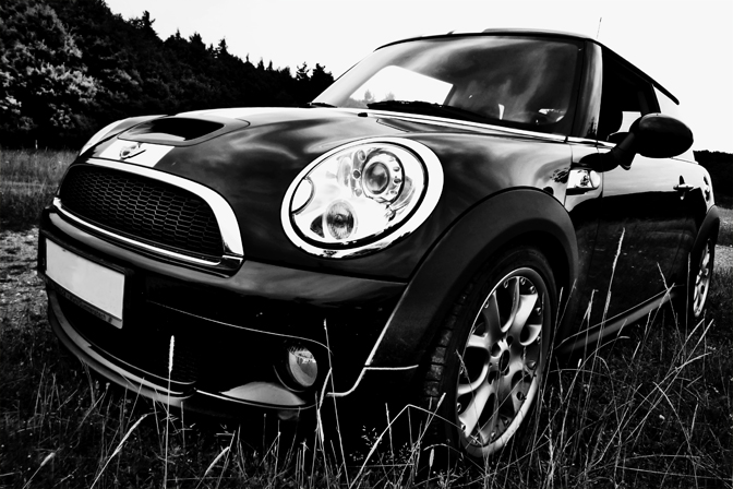 mini _ black and white