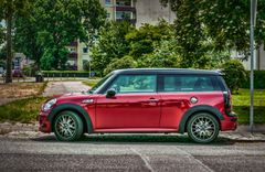 Mini Cooper Clubman rot-schwarz