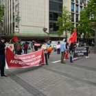 Mini-Demo (mehr Ordnungskräfte als Teilnehmer) in Duisburg zum Tag der Befreiung vor 75 Jahren