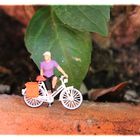 Mini Fahrradfigur