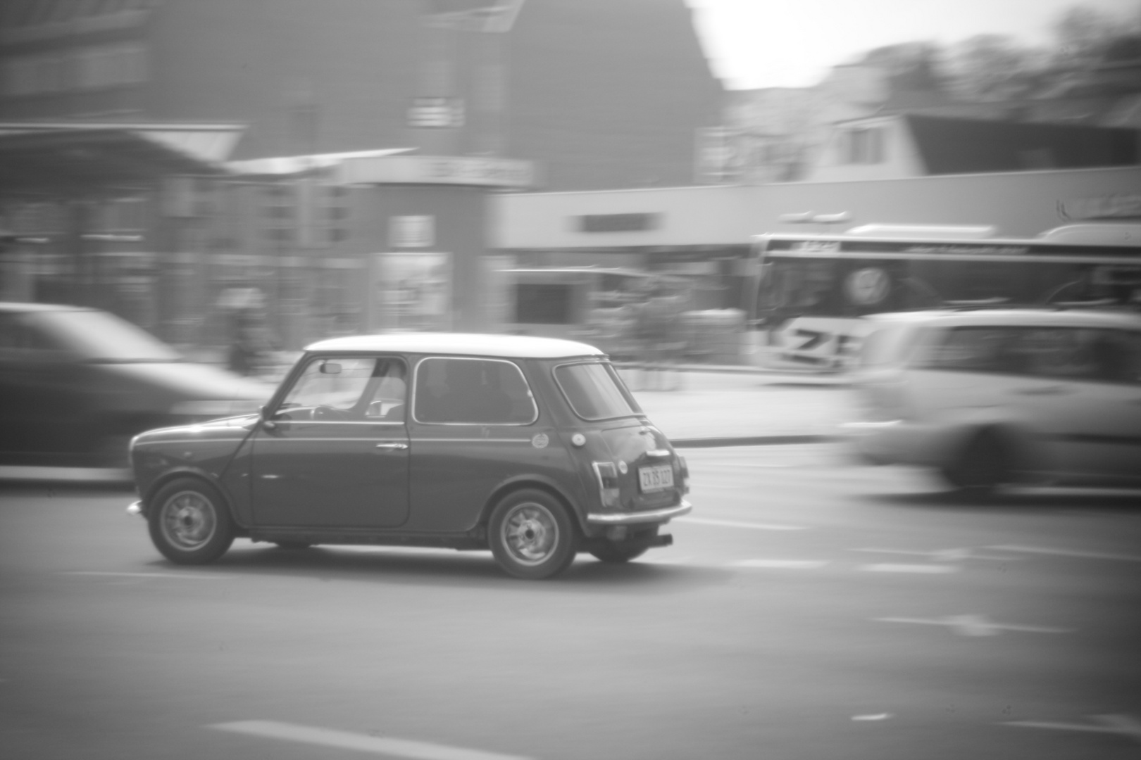 Mini on the road