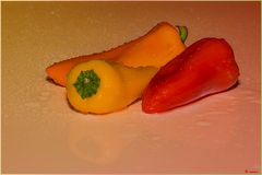 Mini-Paprika gespiegelt