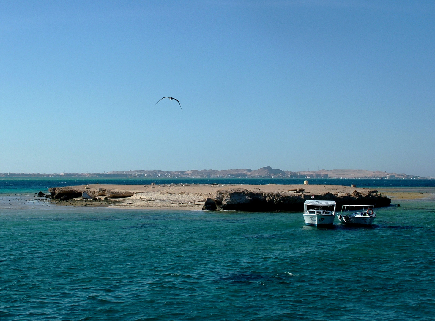 mini plage sur îlot