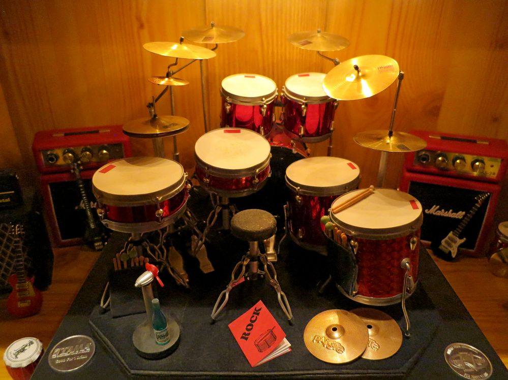 Miniatur Drumset